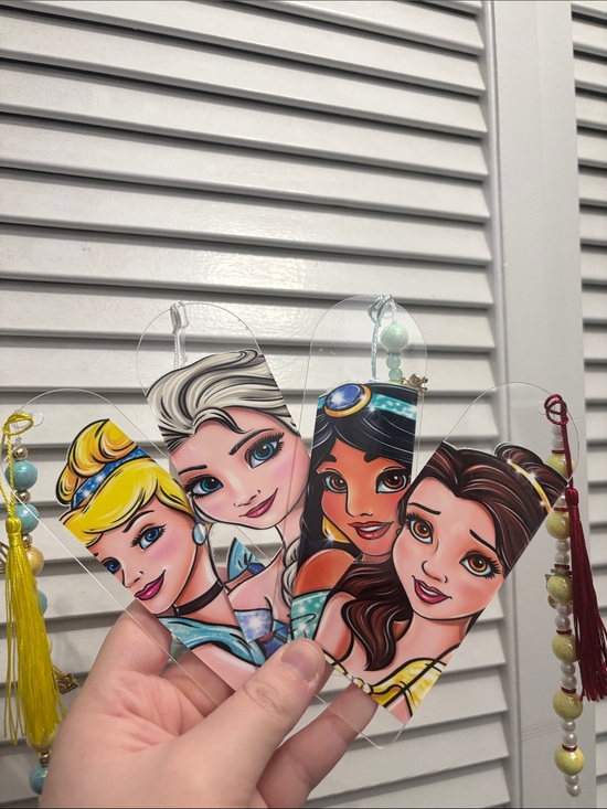 Other - Princesses fandom vibes handcrafted bookmarks- Pick one